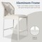 Best Choice Products Set of 2 Indoor Outdoor Counter Height Barstools w/ All-Weather Rope & Aluminum